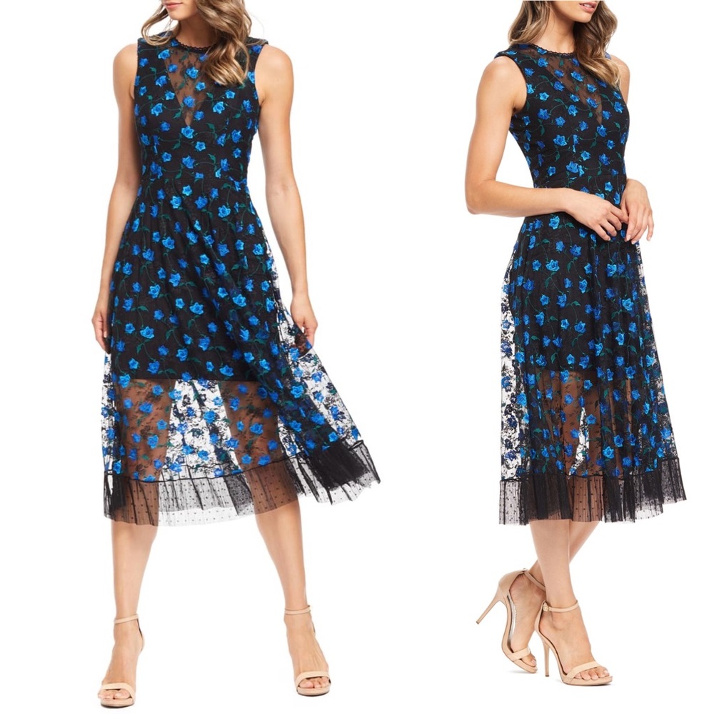 NWT Dress the Population Robyn Lace Dress